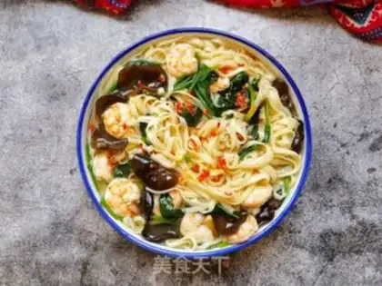 Make Shrimp noodles step 17