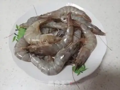 Make Corn fried shrimp step 1