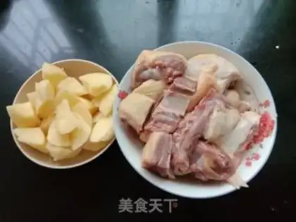 Make Potato duck step 0