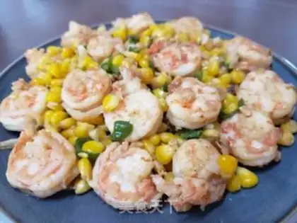 Make Corn fried shrimp step 9