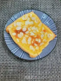 Make Rock-burned cheese toast step 11