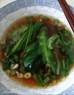 Make Red beef noodles step 1