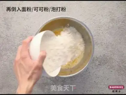 Make Chocolate marfin step 2