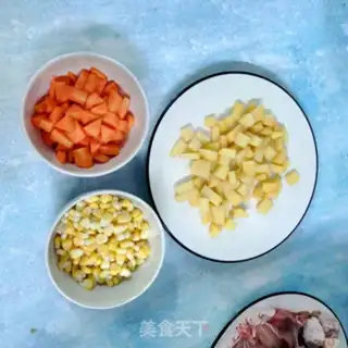 Make Potato curry chicken step 1
