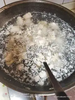 Make Potato chicken step 1