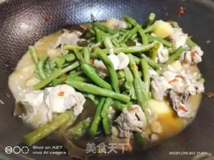 Make Potato chicken step 5