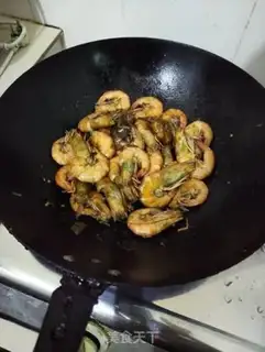 Make Burning shrimp step 3
