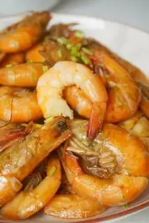 Make Burning shrimp step 4