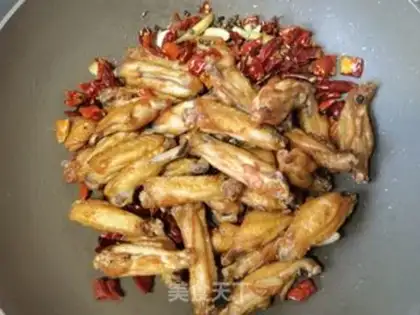 Make Spicy chicken wings step 17