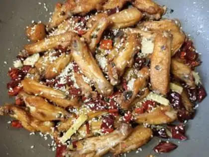 Make Spicy chicken wings step 19