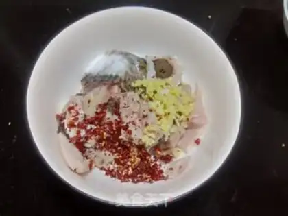 Make Sausage fish step 3