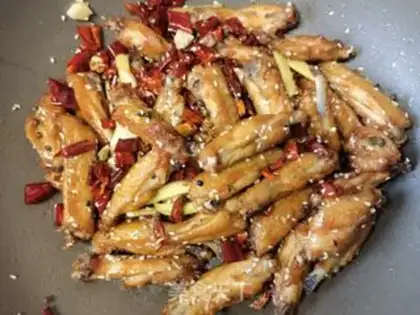 Make Spicy chicken wings step 20