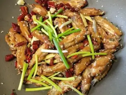 Make Spicy chicken wings step 21