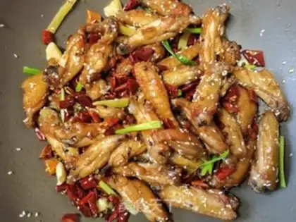 Make Spicy chicken wings step 22