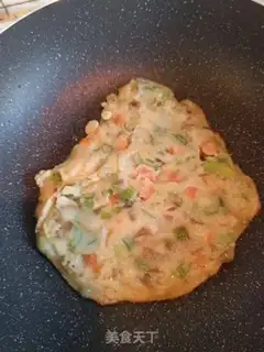 Make Sausage carrot pancakes step 3