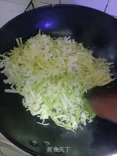 Make Scrambled cabbage step 2