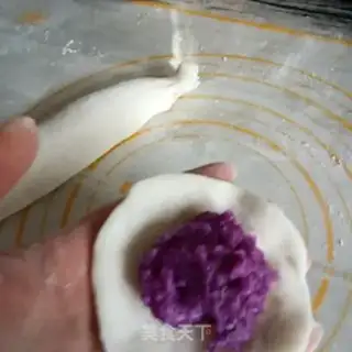 Make ♪ A violet ice cream mooncake ♪ step 20