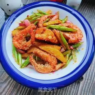 Make Celery spicy shrimp step 20