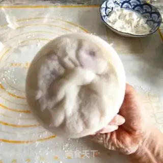 Make ♪ A violet ice cream mooncake ♪ step 21