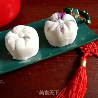 Make ♪ A violet ice cream mooncake ♪ step 22