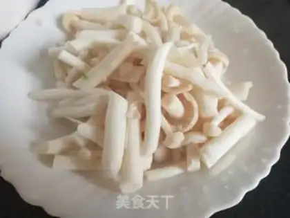 Make White mushroom fried meat step 0