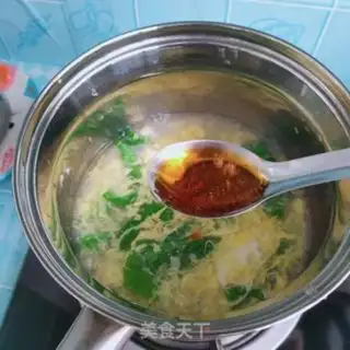 Make Shrimp greasy omelet soup step 10