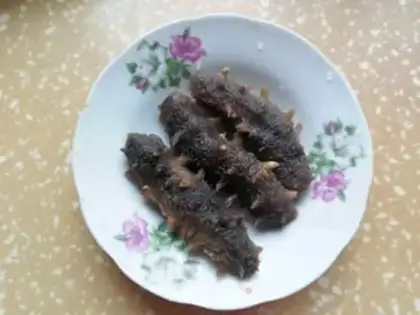 Make Chicken soup with sea cucumber mushrooms step 7