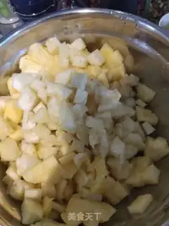 Make Rose, black pineapple step 2