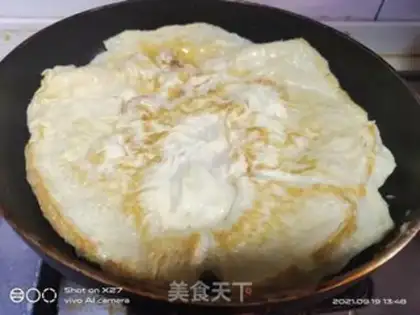 Make Shrimp fried eggs step 3