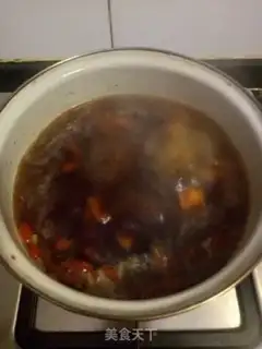 Make The dress and the egg soup step 1