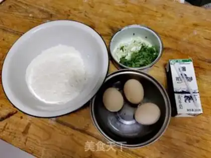 Make Milky eggcakes step 0