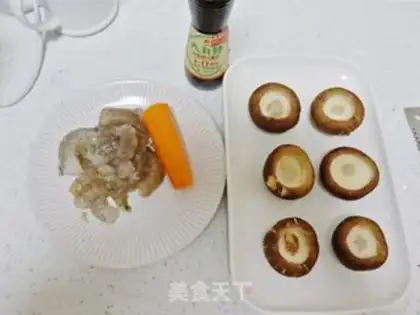 Make Shrimp mushrooms step 1
