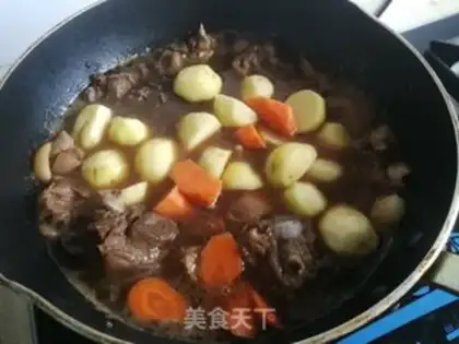 Make Lamb stew potatoes step 4