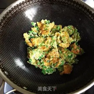 Make Soybeans fried eggs step 6