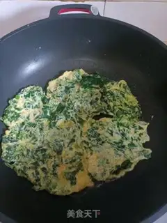 Make Spinach omelet step 5