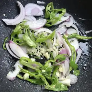 Make Scrambled with red potato powder step 4