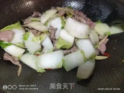 Make Beef cabbage step 2