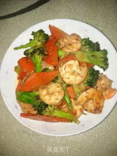 Make Shrimp fried broccoli step 10