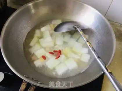 Make A melon-bread soup step 6