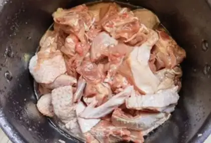 Make Chicken-cooked potatoes step 0