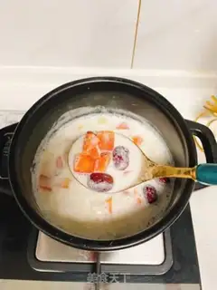 Make Milk papaya silver ears step 4