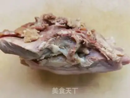 Make Garlic mud and pig face step 0