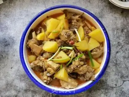 Make Chicken-cooked potatoes step 15