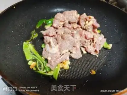Make Pepper beef step 2