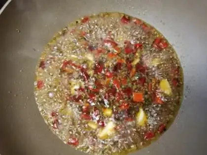 Make Paprika fried thousands step 5