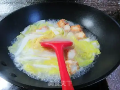 Make Fish tofu doll noodles step 6