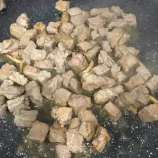 Make Beef pelt, double-coloured step 5