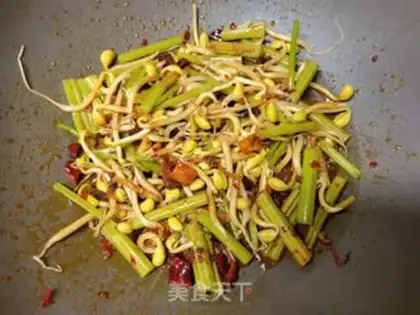 Make Soybeans, celery step 9