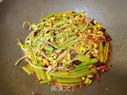 Make Soybeans, celery step 10