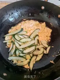 Make Egg cucumber step 2